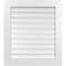 Ekena Millwork Vertical Surface Mount PVC Gable Vent: Functional, w/ 3-1/2"W x 1"P Standard Frame, 30"W x 34"H GVPVE30X3401SF - alternate 1